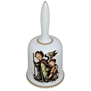 Vintage Christmas Holiday Bell Angel Berta Hummel Collection Schmid Brother 1974